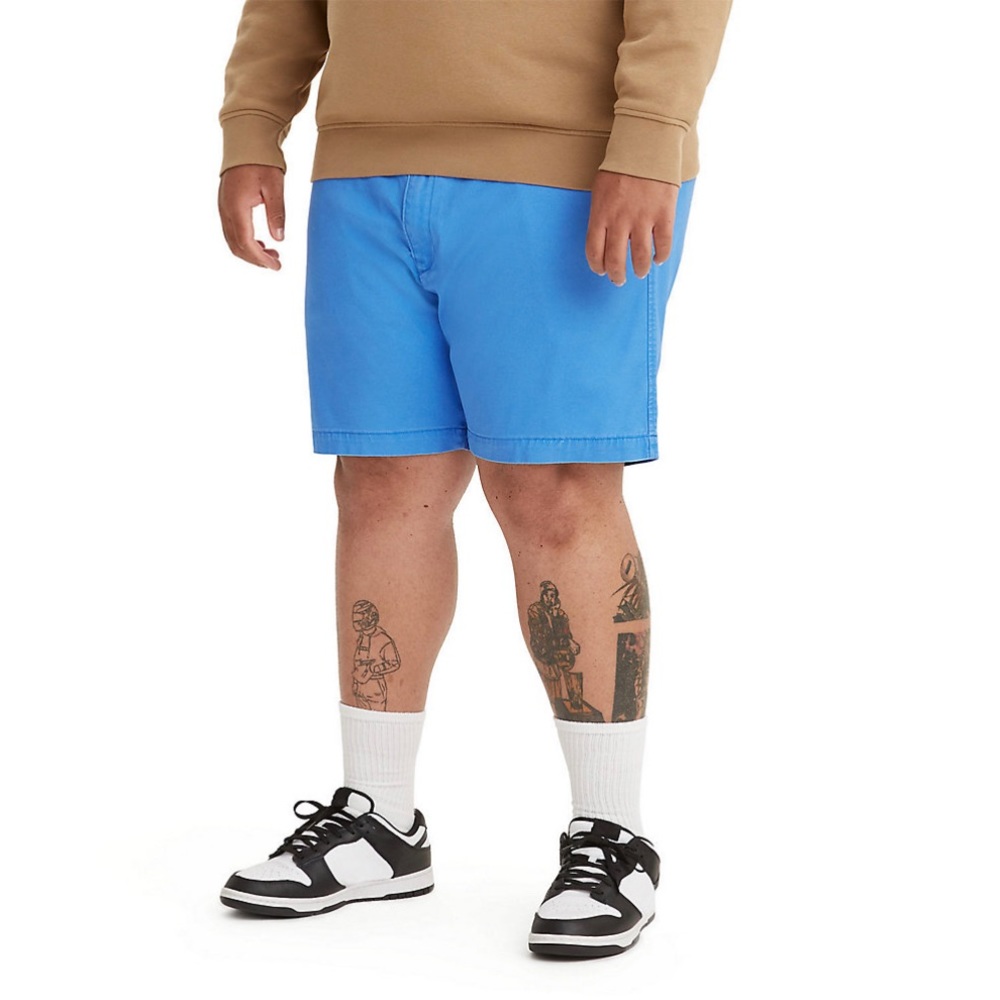 Levi's Men's XX Chino EZ Shorts blue. Plus size men’s summer shorts